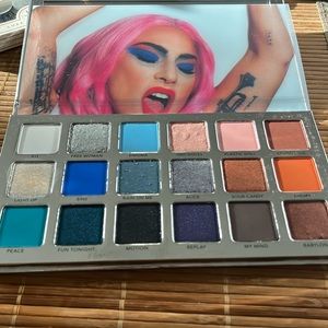 Eye shadow palette. Lady Gaga’s line Haus Stupid love